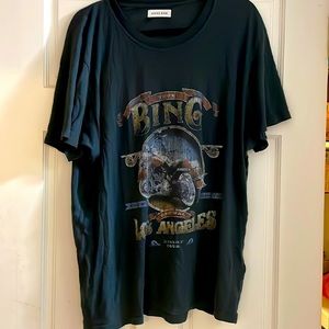 Lightly worn Vintage Bing Tee Washed Black  - Anine Bing